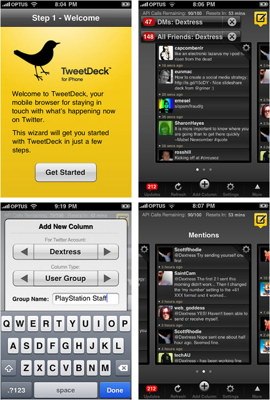 TweetDeck for iPhone